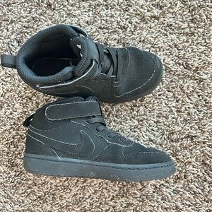 Nike Kids Black High-Top Sneakers